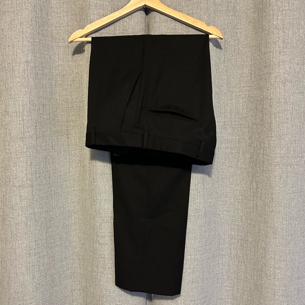 Mens Wearhouse Black Slacks 34x34